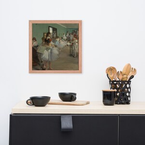 Edgar Degas &quot;The Dance Class&quot;, 1874 - High Quality Framed Print