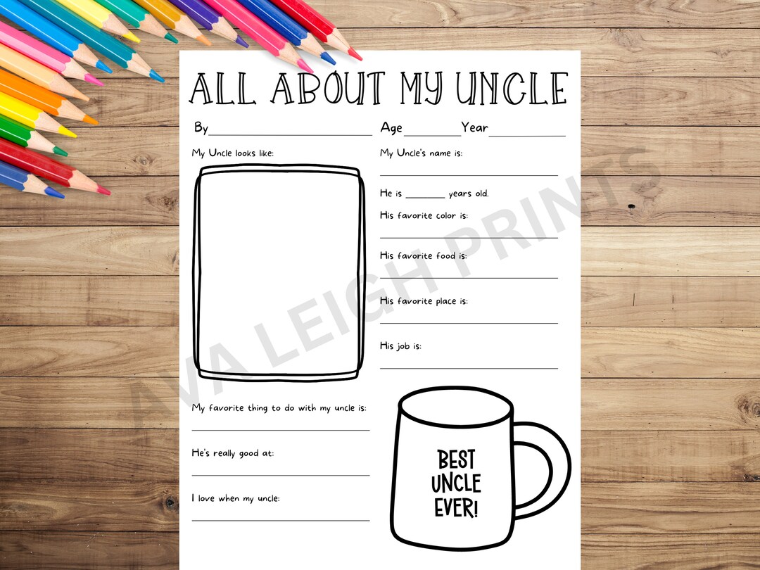 All About My Uncle Coloring Page - Il 1080xN.4981071854 5wch 