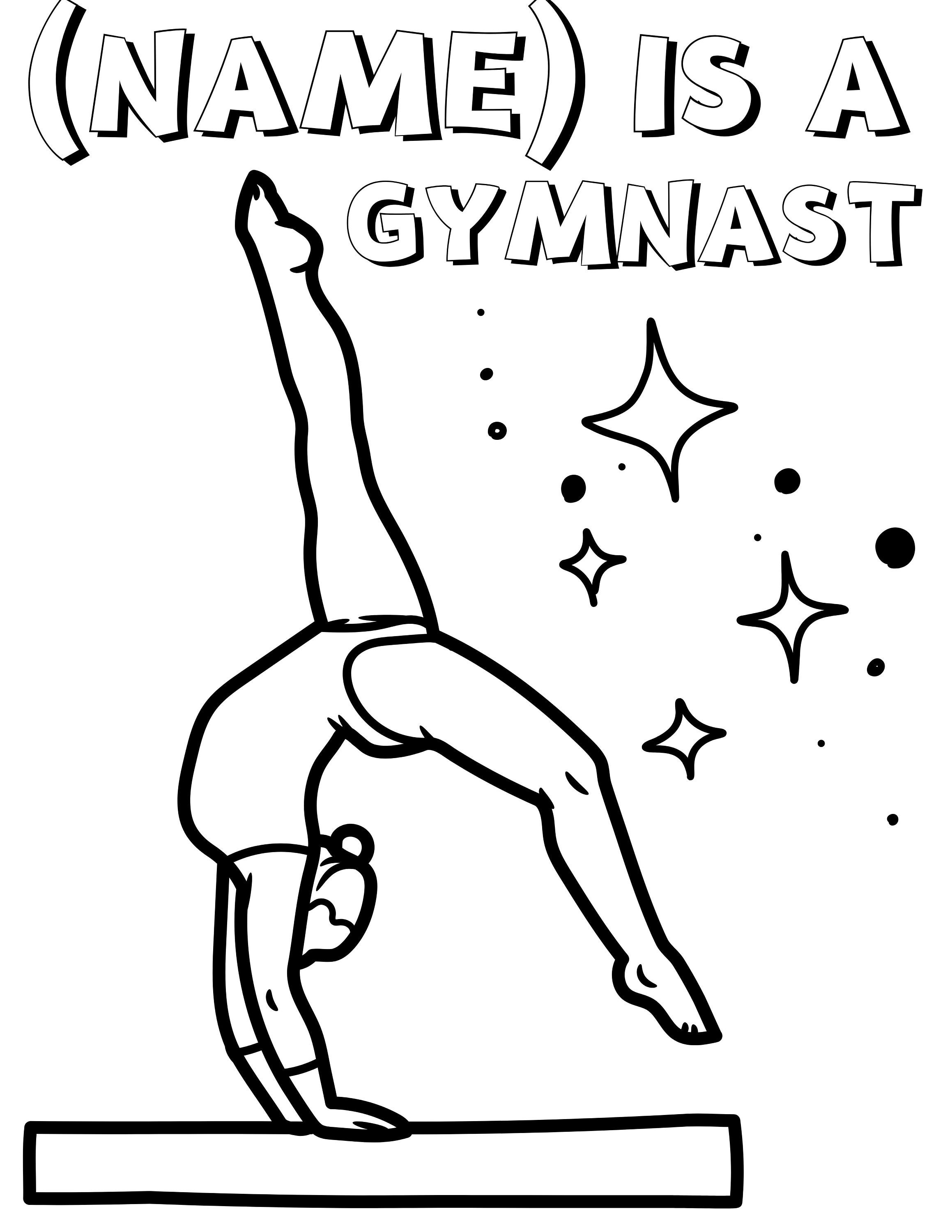 Gymnastics Coloring Book For Girl: 29 Gimnastics Coloring Pages with  Acrobatic, Cheerleader,Olympics. Perfect journal for Young Gymnasts Ages  4-8 Who Love Gimnastics Exercises: Moreno, Lindsay: 9798391124573:  : Books