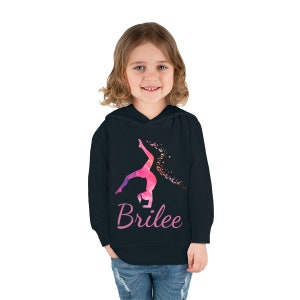 Gymnastics hoodie, Toddler Pullover Fleece Hoodie, gymnastics hoodie, gymnast hoodie, personalized hoodies, custom hoodies