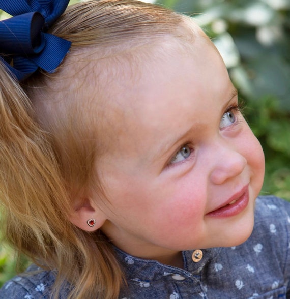 Infant birthstone deals earrings