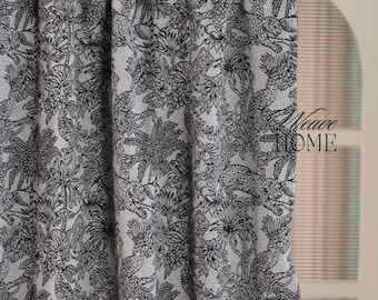 Luxury Blackout Curtains – Heavy Jacquard Drapes for Living Room & Bedroom, Elegant Window Treatment, Noise Reducing