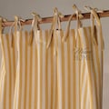 Bohemian Yellow Striped Curtains Linen Gauze Fabric 2 Panel Set Drape product logo