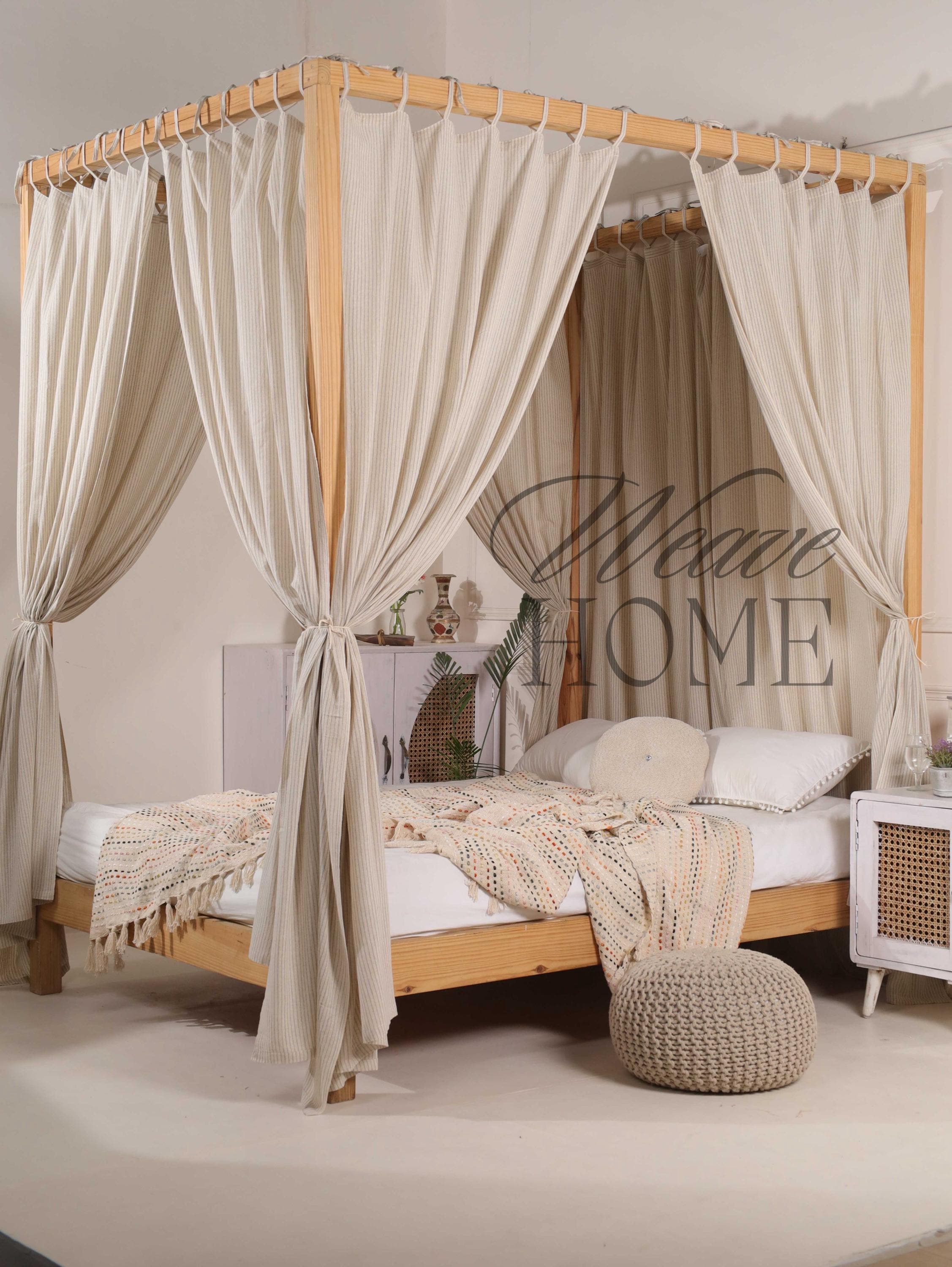 Tenda Da Letto A Soppalco YJZQ - Antipolvere 1.2m Per Letti A Castello Bambini - Foto 13