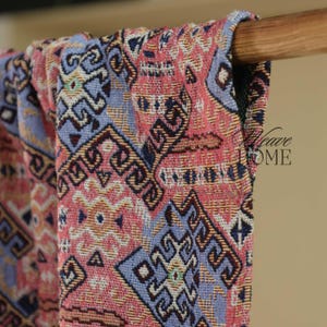 Luxury Jacquard Curtains, Custom Sizes Heavy Traditional Classic Interior Panels for Living room Bedroom Drapes 9 Pattarn Colors