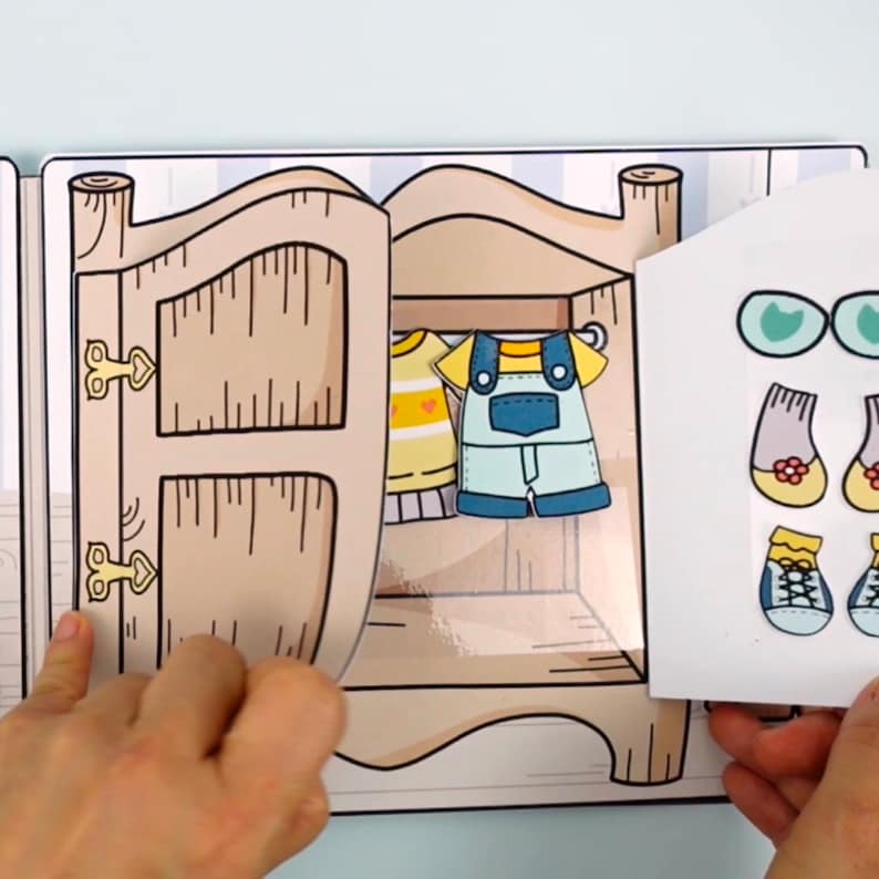 16 Pages PDF Printable Paper Dollhouse / Girls Activity Book / - Etsy
