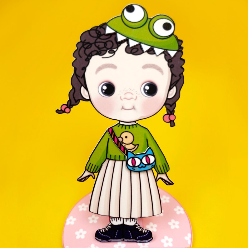 DIY Paper Doll Box House PDF Files/ Crafts for Kids/ Kids Etsy UK