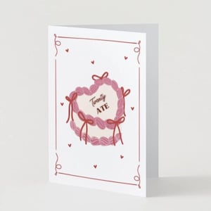 Twenty Ate | Birthday Card | Twenty-Eight | Celebration, Vintage Birthday Cake