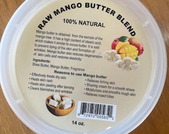 Raw Mango Butter Blend - 14 oz