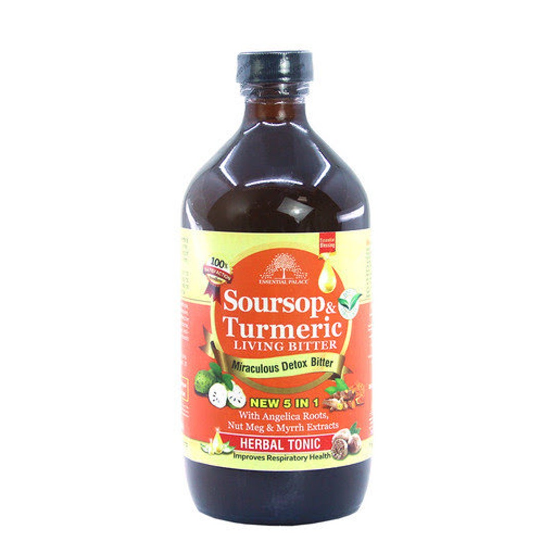 Soursop & Turmeric Living Bitter 16 Oz african Bitters Etsy