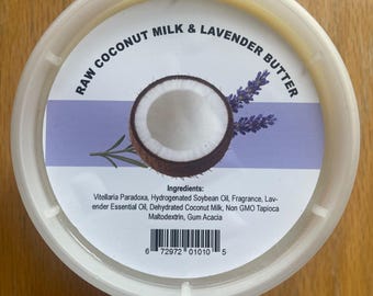 Raw Coconut Milk & Lavender Butter - 14 oz
