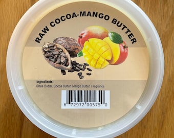 Raw Cocoa-Mango Butter Blend - 14 oz