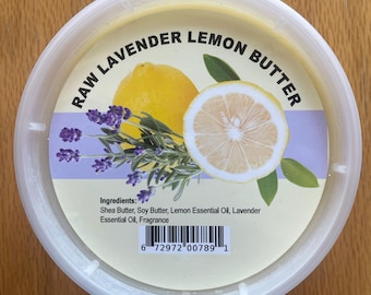 RAW Lavender Lemon Butter - 1 lbs