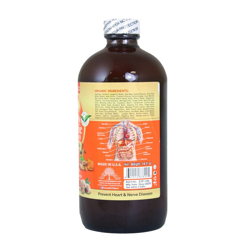 Soursop & Turmeric Living Bitter 16 Oz african Bitters Etsy