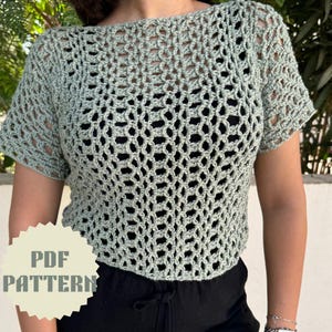 Crochet Top Pattern | The Riva Top, Crochet Sweater Pattern