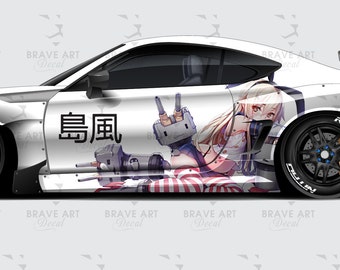 希少ヴィンテージ ウイッカー デカール付き 島風艦隊 カーラップ：大型ビニールデカールステッカー - Etsy 日本