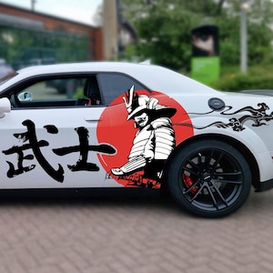 サムライカーラップ、日本のアニメ車両ビニールステッカー - Etsy 日本