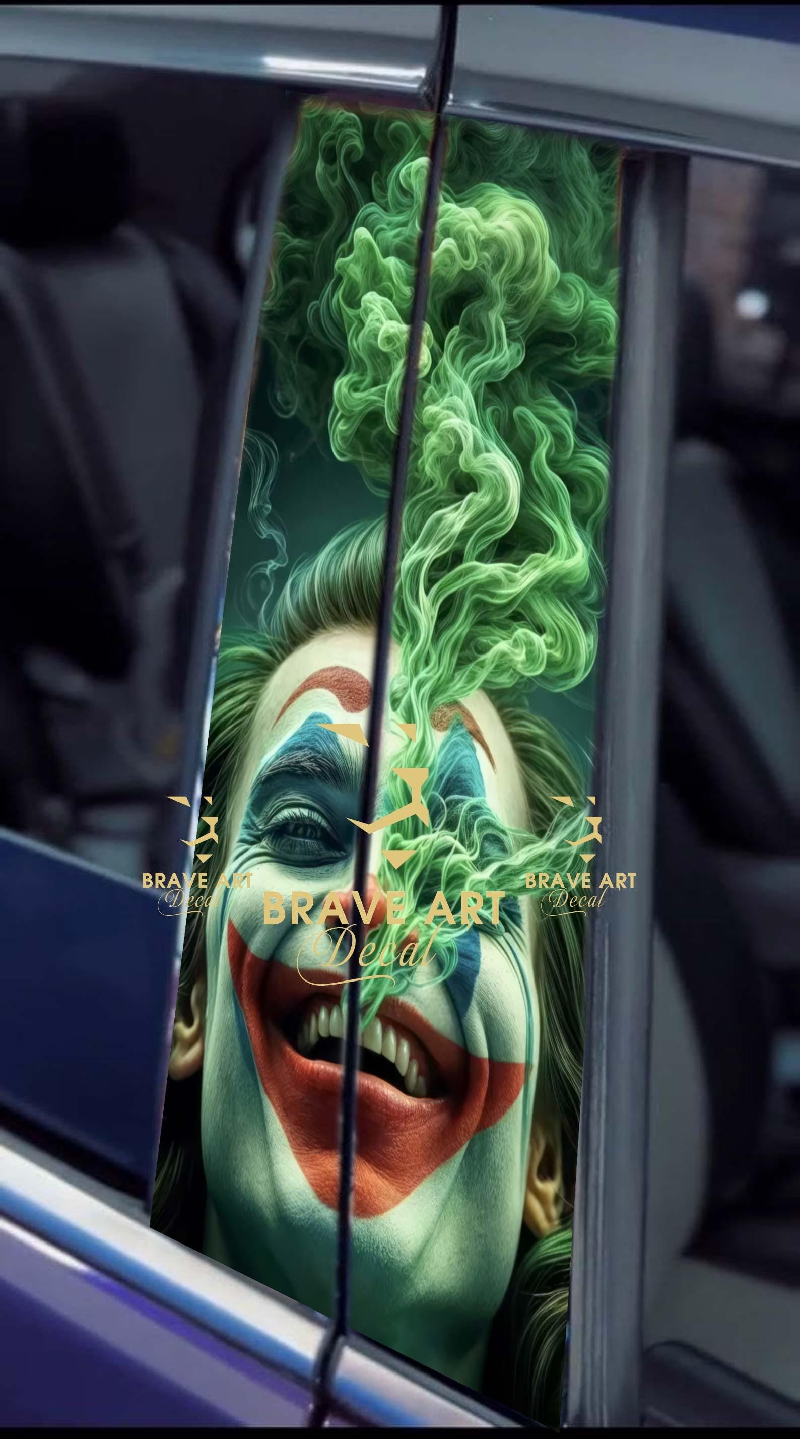 Joker Car Door Decal: Itasha Style Vehicle Wrap - Etsy