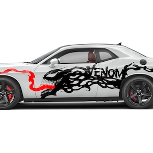 Venom American Superhero bilfoliering – Bilsida dekal