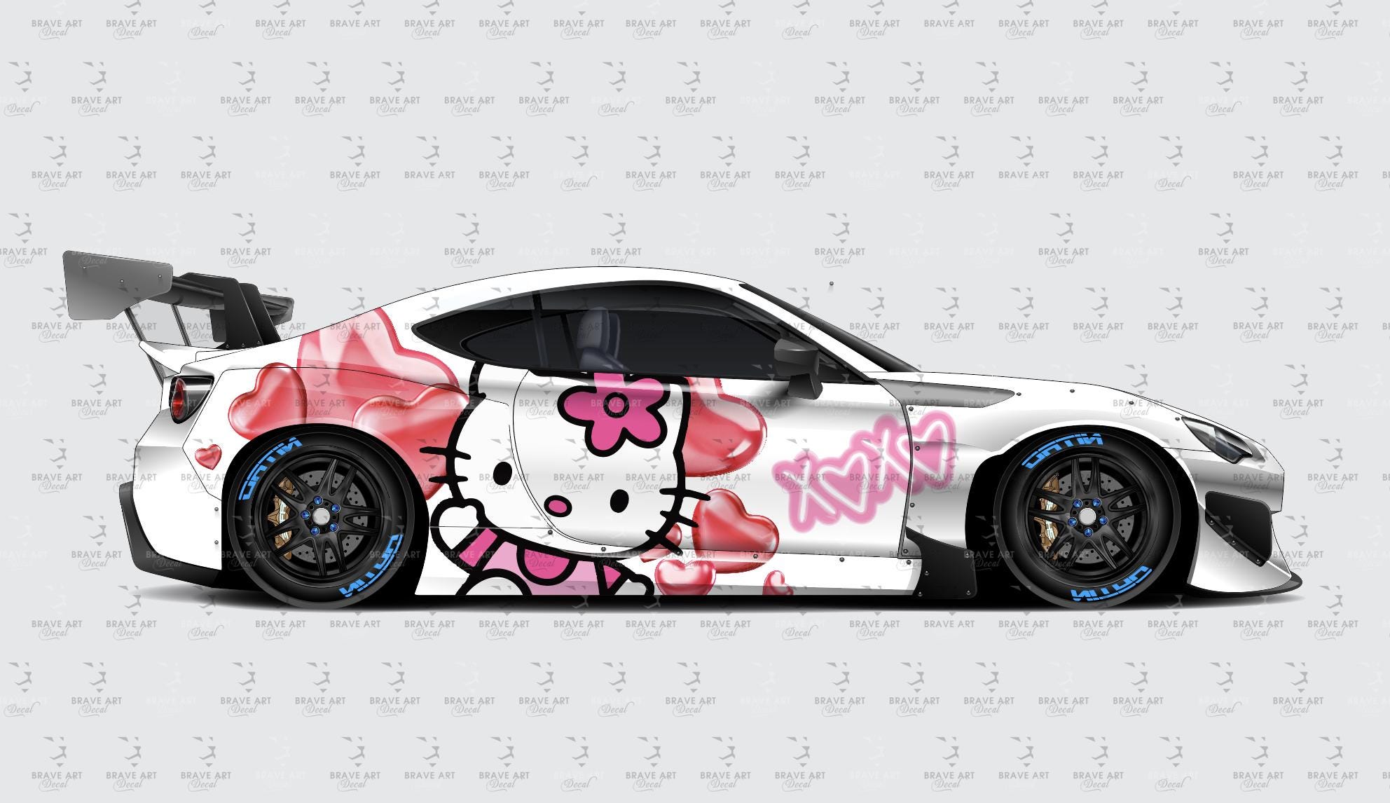 Hello Kitty Car Wrap