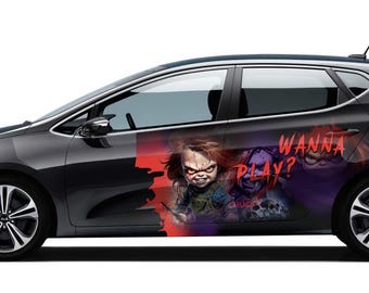 チャッキー カーステッカー ホラー映画キャラクター 車の装飾 - Etsy 日本