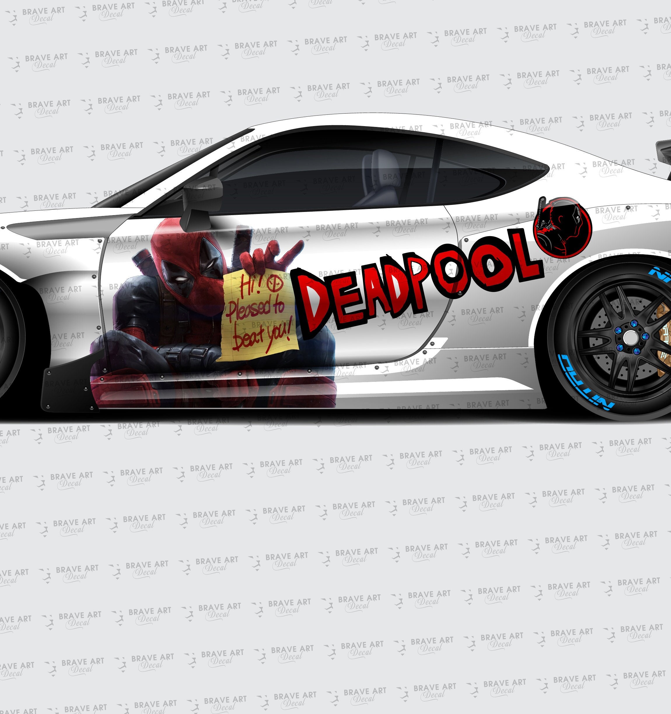 Deadpool car wrap - .de