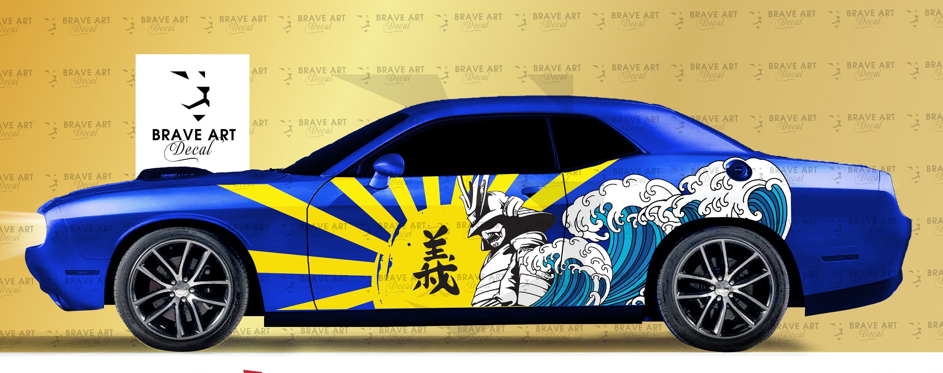 Japanische Anime Auto Dekoration Modifikation Aufkleber Samurai