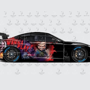 Chucky Car Sticker: Horror Movie Character Car Decor - Etsy