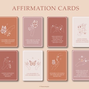 Positive Affirmation cards | Positive quote flash cards | Affirmations stickers, self esteem, confidence, self care, office decor, love