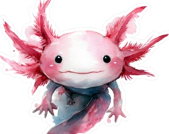 Axolotl Decal Sticker Kiss-Cut Vinyl Decals