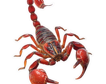 Adesivo in vinile Scorpion: adesivo impermeabile per laptop, adesivo per auto