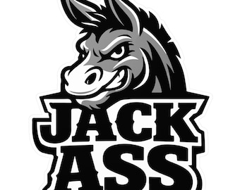 Donkey Jackass Decal | Kiss-Cut Vinyl Sticker