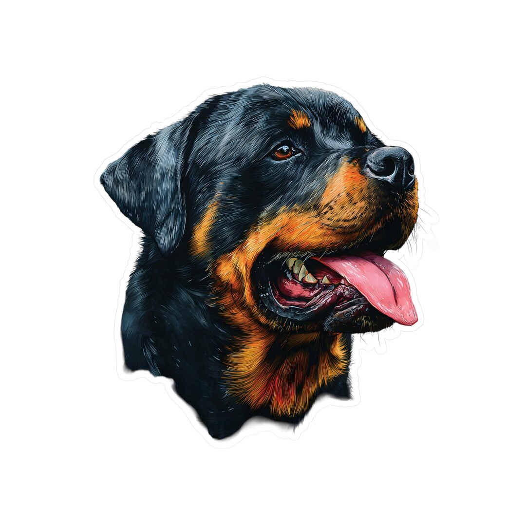 Rottweiler Kiss-cut Vinyl Decals | Dog Breed Sticker Pack - Etsy