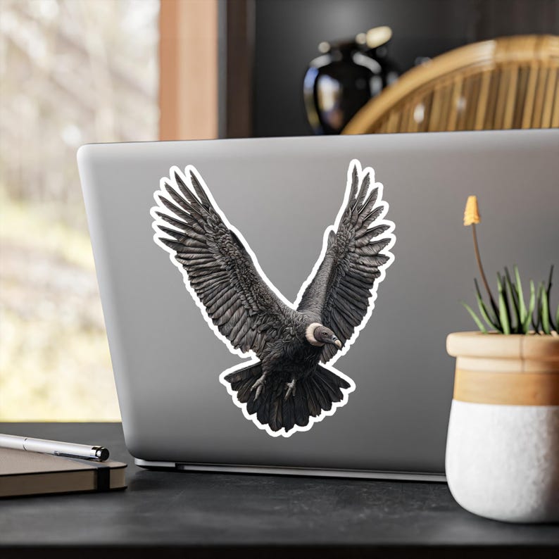 California Condor Kiss-cut Vinyl Decal | Bird Conservation Sticker - Etsy