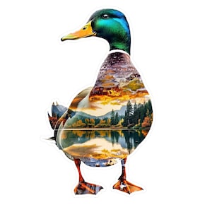 Mallard Duck Vinyl Decal Sticker: Wildlife, Nature Lover Gift