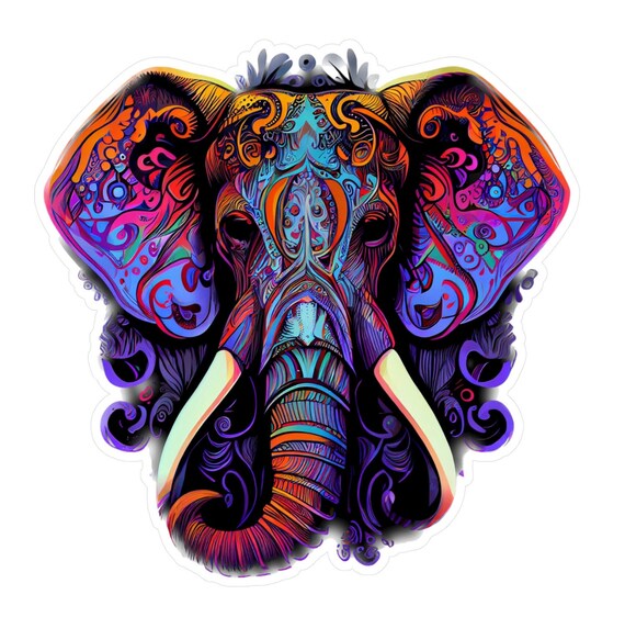 Illustration D'autocollant De Chien Sauvage D'Afrique | Vecteur Premium