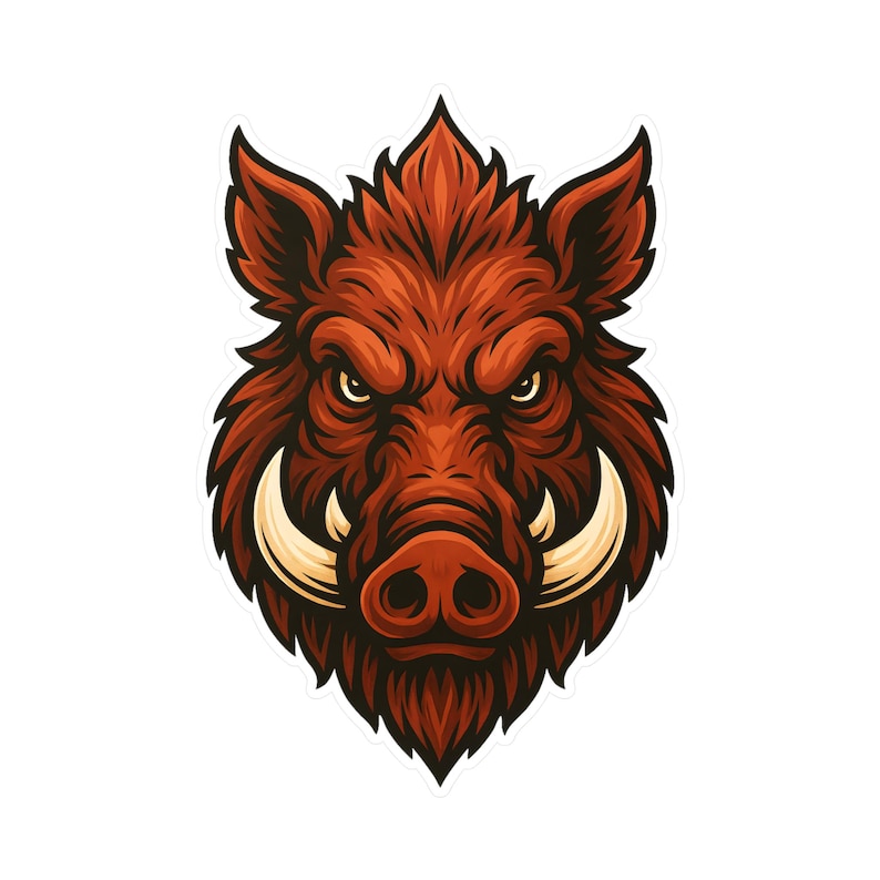 Razorback Hog Vinyl Decal: Water Bottle, Car, Laptop Sticker - Etsy