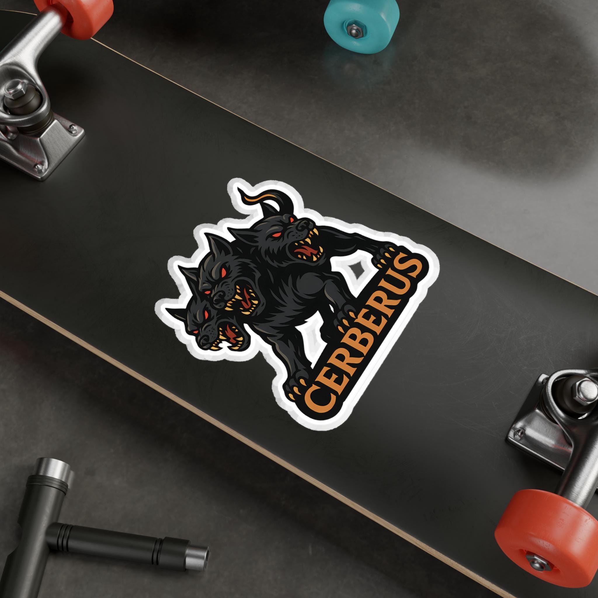 Cerberus Vinyl Decal: Mythical Three-headed Dog Sticker - Etsy