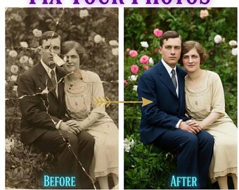 Aangepaste fotorestauratie en inkleuring: bewaar je dierbare herinneringen