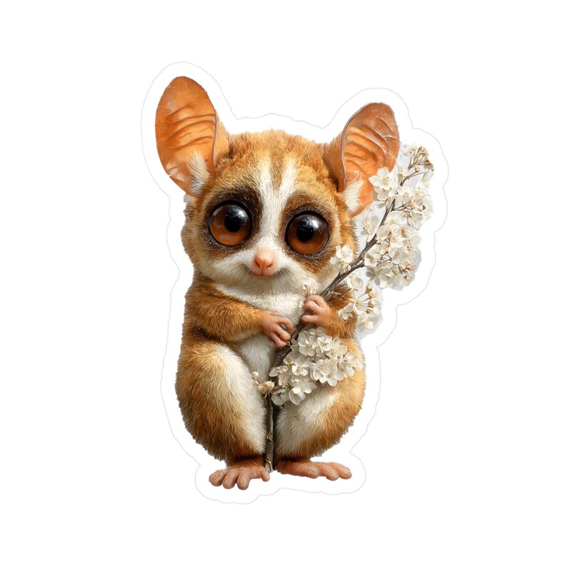 Bush Baby Vinyl Decal: Adorable Animal Sticker, UV Protected - Etsy