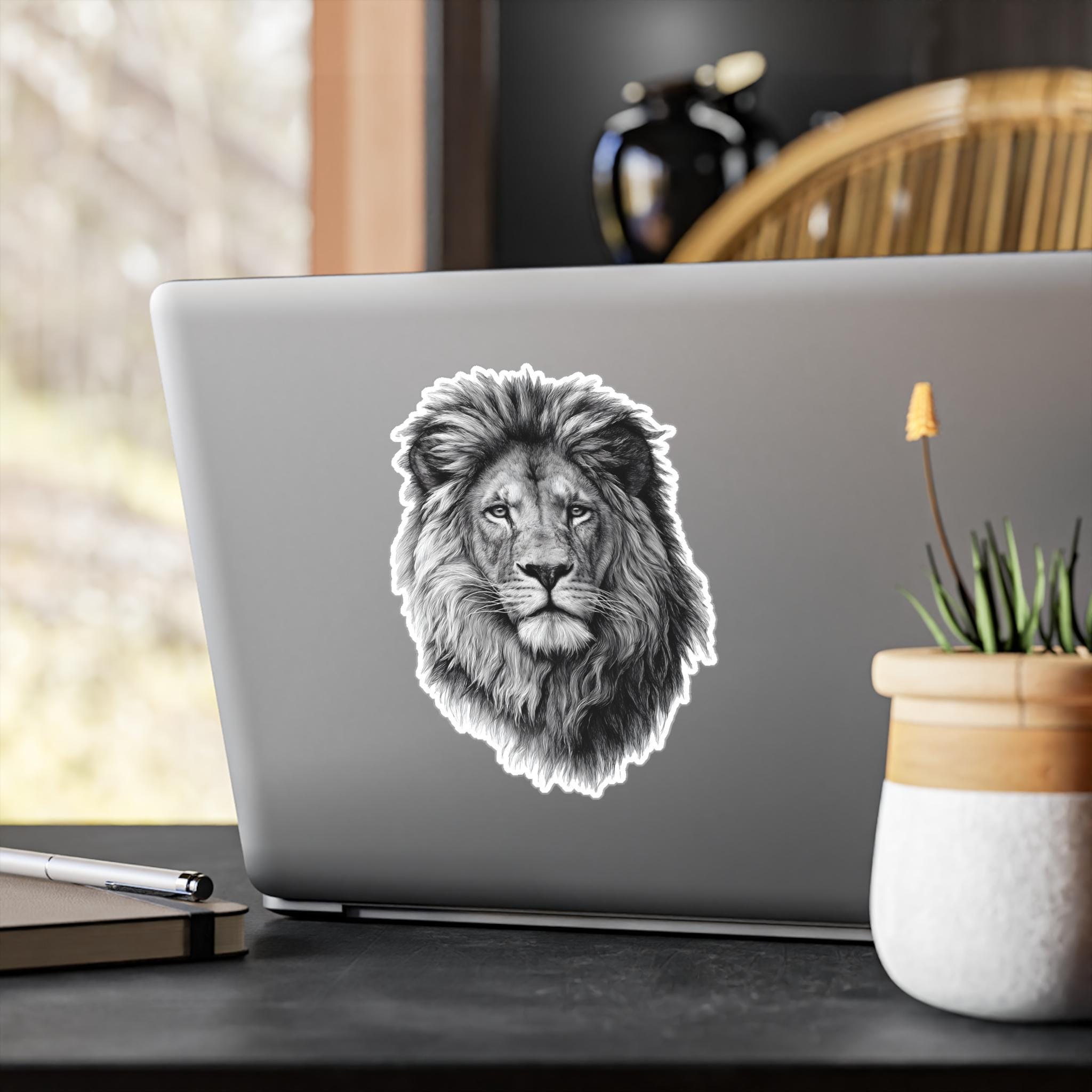 Lion Vinyl Decal Sticker: Jungle Animal Wall Art, Car Decor - Etsy