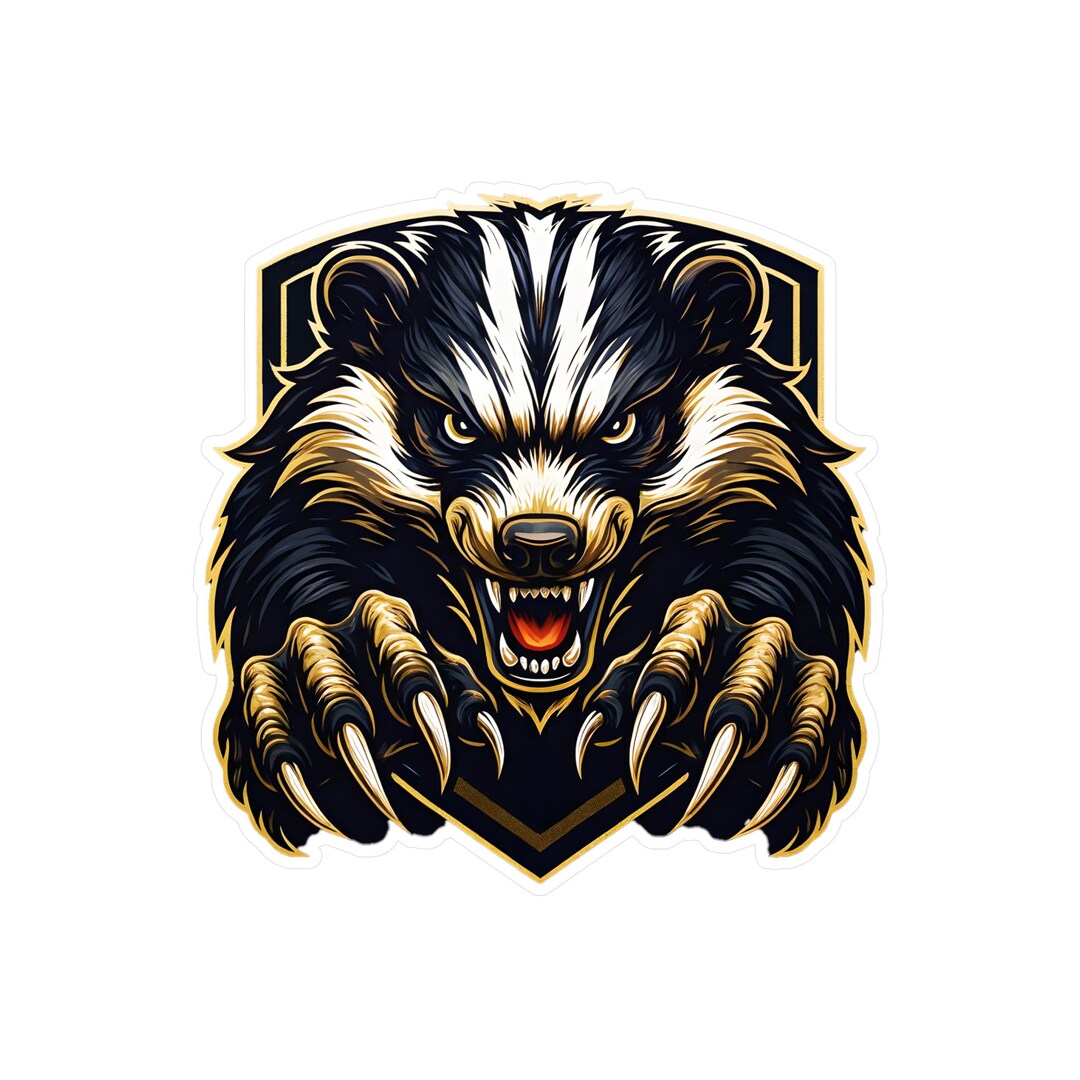 Badger Vinyl Decal Sticker: Wisconsin Souvenir, Laptop Car Decal - Etsy