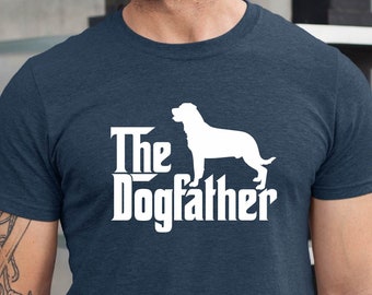The DogFather Tshirt, Dog Shirt, Dog Dad Tshirt, Gift for Dog Dad, Gift for Father, Gift for Pet Owner, Father&#39;s Day Gift, Funny Dog Tee