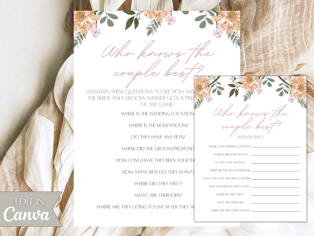 Coed Bridal Shower Games, Bridal Shower Game, Coed Shower Game, Coed