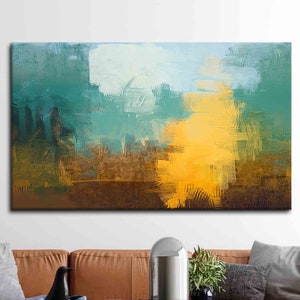 Living Room Wall Art, Canvas Art, Canvas Wall Art, Colorful Painting, Contemporary Canvas Print, Modern Abstract Poster,