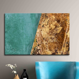 Leinwand Druck, Große Leinwand, Große Wandkunst, Zeitgenössisches Poster, Moderne Leinwand Poster, Abstraktes Kunstwerk, Gold Leinwand Geschenk,
