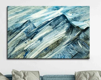 Canvas Decor, Canvas Home Decor, Canvas Print, Mountain Canvas Decor, Mountain Landscape Art, NatureModern 3D Canvas, Abstract Canvas Poster