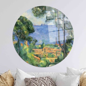 Mural Art, Wall Decor, Glass Printing, Forest Wall Art, Landscape Glass Art, Cezanne Tempered Glass, Famous Wall Decor,