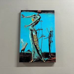 Wall Art, Canvas Art, Canvas Decor, The Burning Giraffe, Salvador Dali Canvas Print, Famous Wall Art, Dali Giraffe Art,