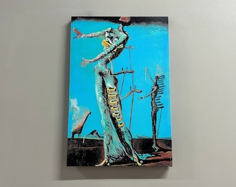 サルバドール・ダリ作「燃えるキリンと電話」高品質プリント - Frame